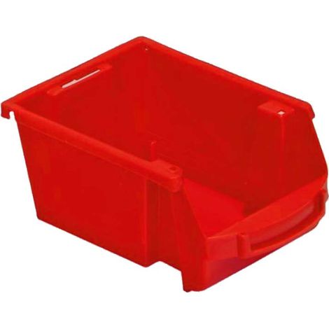 Bac à bec rouge emboitable - X Contenance 28 litres