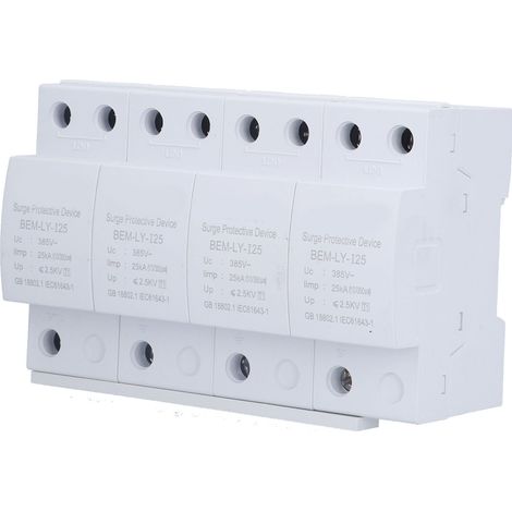 Parafoudre BERM® BEM-LYI25 4P25KA, classe 1, protection contre la foudre, 220 V/385 V (1/5)