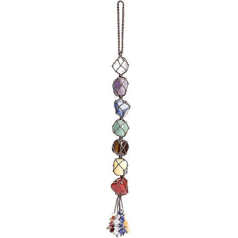 Ornements de fenêtre en cristal faits à la main pour voiture, 7 chakras, décoration intérieure, ornements Feng Shui, yoga et méditation (1/5)