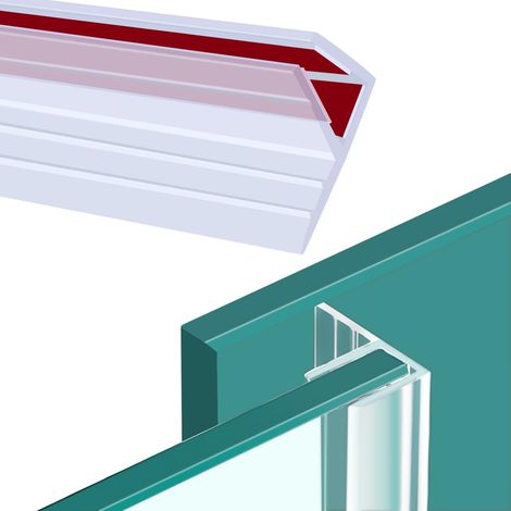Self-Adhesive Vertical Shower Door Seal (F-8mm) (1/5)