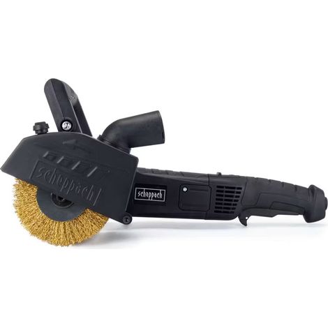 Satinatrice spazzolatrice levigatrice a rullo 1300w RMS1300-BE scheppach black
