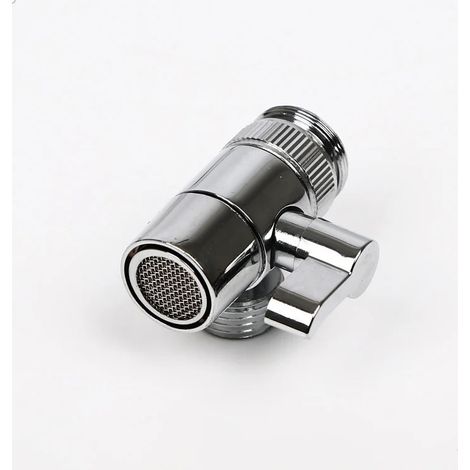 Ensemble de vannes de dérivation universelles pour robinetterie : adaptateur pour pommeau de douche, rallonge pour pulvérisateur d'évier et séparateur - Accessoires pour robinetterie de cuisine et de 