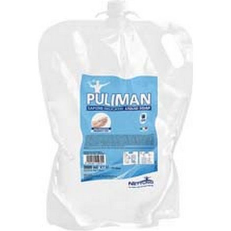 6PZ SAPONE LIQUIDO LAVAMANI "PULIMAN" RICARICA DISPENSER ml3000 ricarica