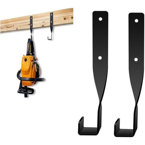 royaluxe-Weedeater Hanger Support de rangement mural robuste pour tronçonneuse Crochets de rangement multifonction pour garage outils de garage (1/4)