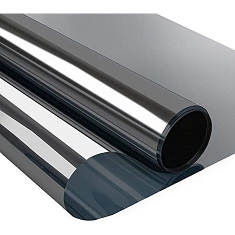 2Pcs Film de confidentialité pour fenêtre Film Anti-UV miroir à sens unique Protection de la vie privée Anti-chaleur pour Office Home Store 40200CM (1/5)
