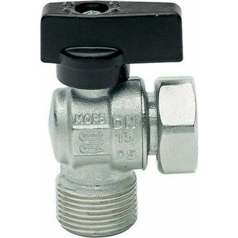 Enolgas Rubinetto a sfera per caldaia BonFlex per acqua a squadra maschio girello 3/4  G0387N05 (1/2)