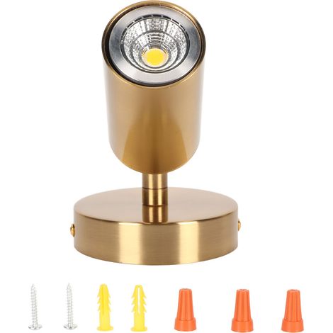 LED-Wandleuchte, 3000K warmweißes Licht, verstellbare Wandleuchte für Schlafzimmer, Innenbeleuchtung 85-265V, Wand-Nachttischlampe. (1/5)