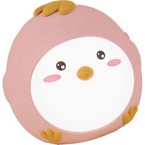 Veilleuse tactile poule rose, mignonne et innovante, lampe de chevet LED rechargeable USB pour la chambre (1/5)
