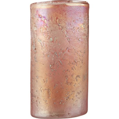 Vase Déco en Verre "Lizzie" 25cm Rose (1/3)