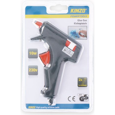 Pistola per colla Kinzo professional glue gun 230 W 2 stick