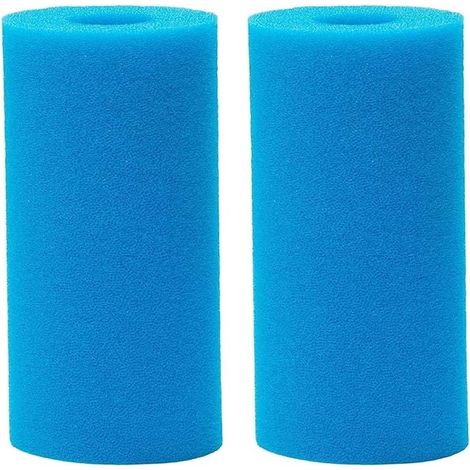 2 pièces piscine filtre réutilisable lavable piscine filtre mousse éponge cartouche pour Intex Type A (1/5)