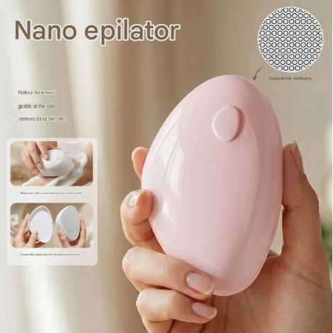 Filiyano – outil lavable pour la – Épilateur indolore en nanoverre, épilateur manuel doux pour hommes et femmes, outil lavable pour la maison B