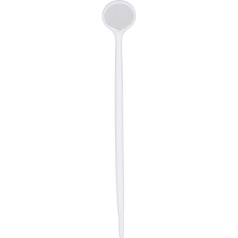 100 espejos reflectantes desechables para examen bucal, lentes de plástico antivaho, instrumento para blanqueamiento dental, herramientas de higiene bucal. (1/5)