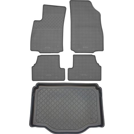 Opel Mokka & Mokka Allroad SUV (5 portes) à partir de 09.2012 SET - tapis de voiture en caoutchouc + tapis de coffre