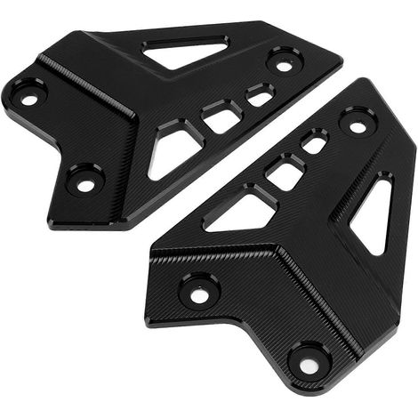 Protection de repose-pieds arrière pour moto, plaque de protection de talon, alliage d'aluminium, remplacement pour Z900 2017-2021, noir (1/5)