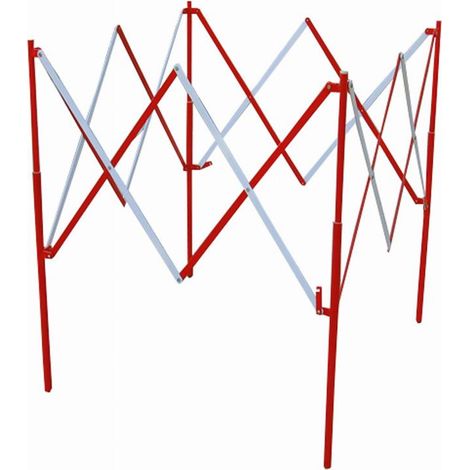 Viso 3321369938009 Barriera di sicurezza estensibile rosso bianco (1/2)