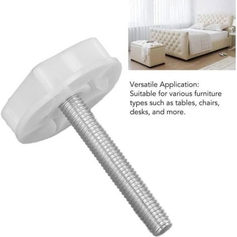 Pieds De Nivellement Ajustables - Diamètre Entretoise 40 Mm - Vis 8 Mm X 50 Mm - Pour Meubles - 12 Pièces (1/4)