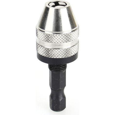 Convertisseur d'adaptateur à tige hexagonale, mandrin de foret sans clé à changement rapide de 1/4 "0.3 3.6mm (1/5)