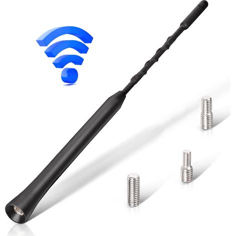 Antenna per auto Antenna per autoradio da tetto Antenna universale sostitutiva da 23 cm con potente funzione di ricezione FM/DAB (1/5)