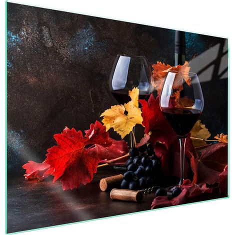 protège-plaque de cuisson en verre 70x52 Vin (1/5)
