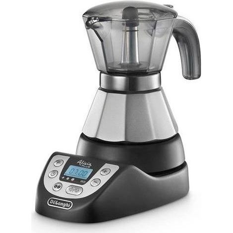Cafetera Moka Eléctrica DeLonghi Alicia Plus EMKP 21.B Acero Automática