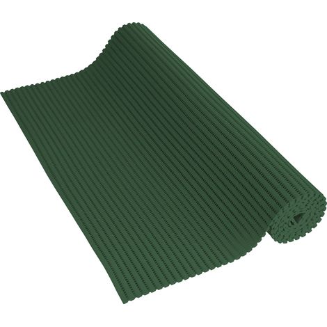 Tapis en Mousse Souple uni Vert foncé antidérapant, Tapis de Douche, Tapis de Baignoire, Tapis antidérapant, PVC, Polyester, 65 x 200 cm (1/3)