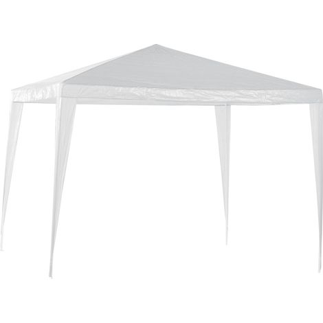 Terre Jardin – Tonnelle de jardin 3x3 m en acier – Bâche imperméable 110 g/m² – Résistante aux UV – Abri extérieur sans murs