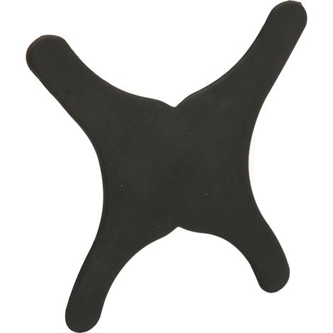 Plaque photographique dentaire noire en silicone souple, parfaite pour imagerie intra-orale et orthodontie. (1/5)
