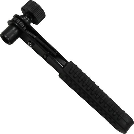 Mini llave de trinquete de acero en ángulo recto de 90°, 1/4 de pulgada, color negro, llave de tubo, destornillador, herramienta manual