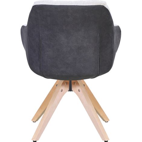 Mömax Armlehnstuhl Relax Dunkelgrau/Beige (1/5)