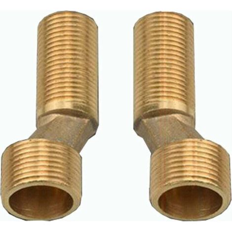 Robinet de baignoire-douche réglable en laiton – Raccord G1/2 à G3/4 – Espacement ajustable 134-166 mm – Résistant à la corrosion (1/2)