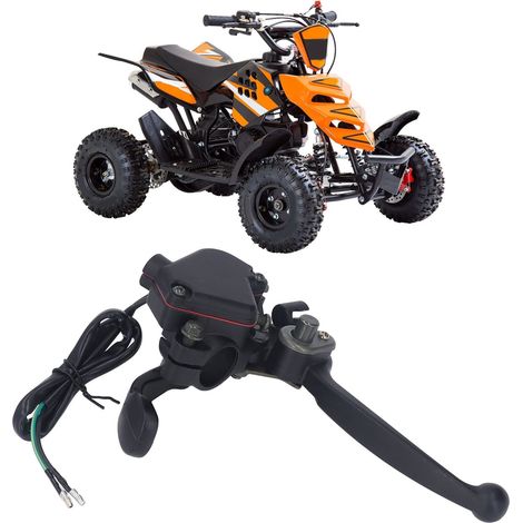 Levier de frein double 22mm avec accélérateur à câble pour ATV 50cc à 250cc (1/5)