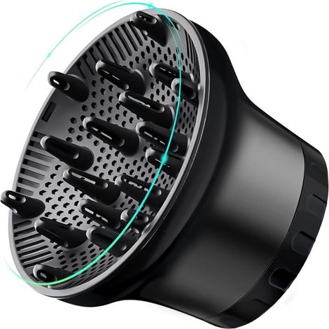 Verstellbarer Diffusor für Locken und Wellen für Haartrockner, 3,5 bis 6,6 cm, professionelles Gerät