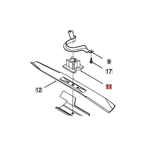 TORO cubo de cuchilla para cortacésped 53cm TO-93-4107