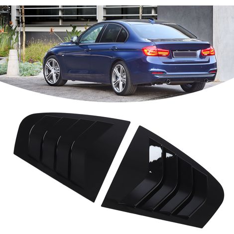 Dreieckige Lüftungsschlitze (ein Paar, links und rechts) für BMW 3er F30 2013–2018 (ZST-455), Schwarz glänzend (1/5)