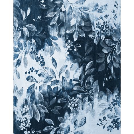 Papier peint panoramique modern Indigo Idyllique (1/4)