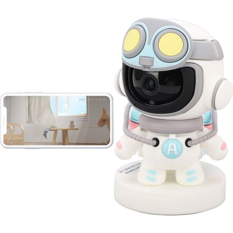 Caméra WiFi intelligente Astronaut : vision nocturne HD 2 MP, interphone bidirectionnel, détection de mouvement (1/5)