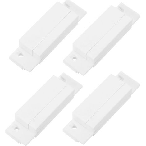 4 Ensembles 31Y Blanc Montage en Surface Filaire NC NO Capteur de Contact de Porte Alarme Magnétique Interrupteur Reed (1/5)