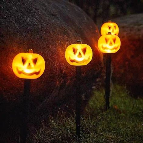 Guirlande lumineuse LED, idéale pour les décorations d'Halloween, style rétro, indice de protection IP55, interrupteur manuel. A9 (1/5)