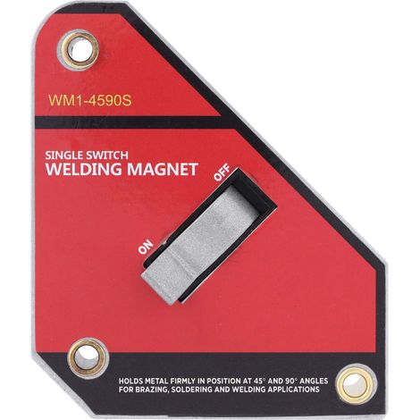 1 pièce - Support magnétique de soudage industriel petit format à interrupteur marche/arrêt simple - Pince magnétique