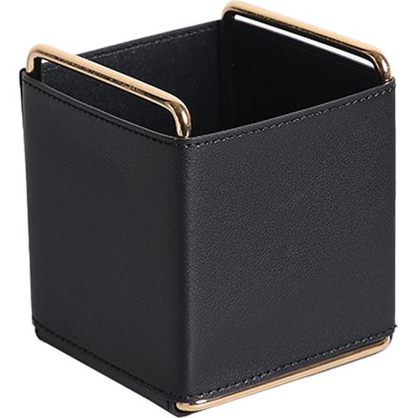 Support Stylo - En Cuir Synthétique PU - Pour Bureau École Maison - Organiseur de Stylos Crayons Accessoires - 1 Pièce (1/5)