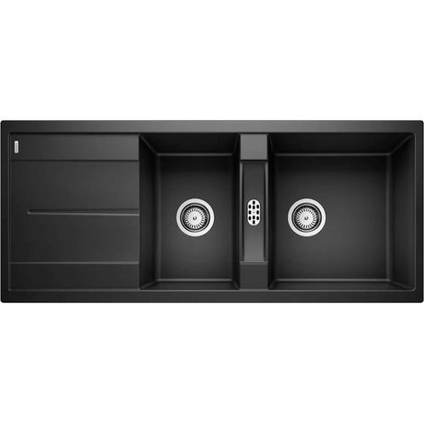 Blanco Metra 8 - Lavello in silgranit, 116x50 cm, nero 525934 (1/5)