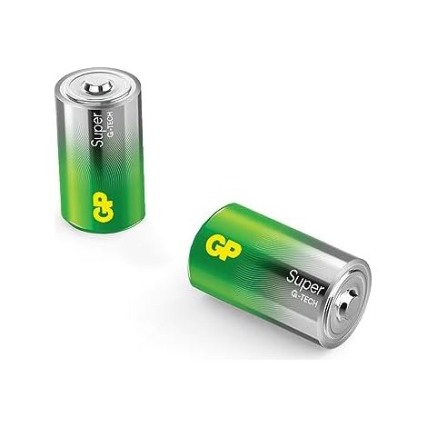 Pilas alcalinas GP de 1,5 V para linternas D/13A-U2/LR20 (2 unidades) (1/5)