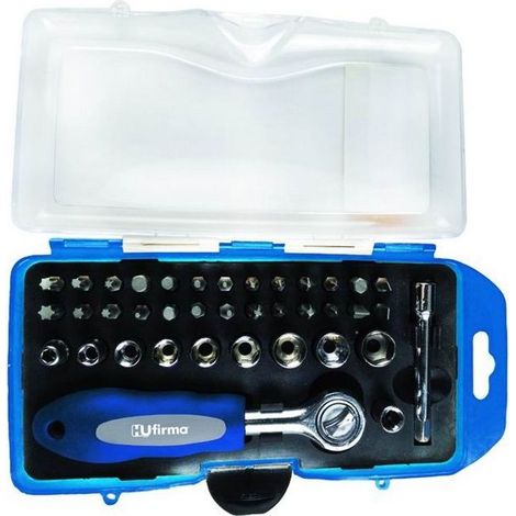 Inserti/Bussole 1/4" Hu-Firma Cromo Vanadio / S2 Set 38 pz