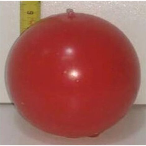 Candela rossa da centrotavola regali di natale addobbi per casa natalizi decorazioni d7 (1/5)
