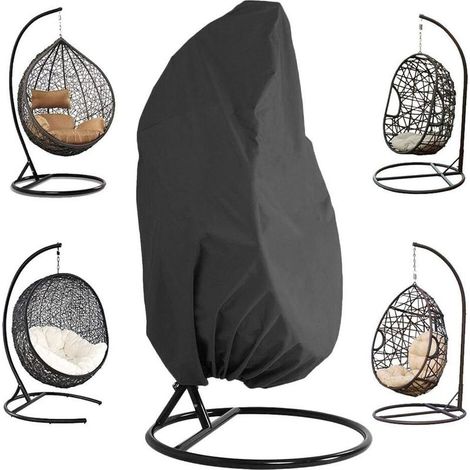 Waterproof Hanging Egg Chair Cover UV Dustproof Garden Outdoor (1/4)