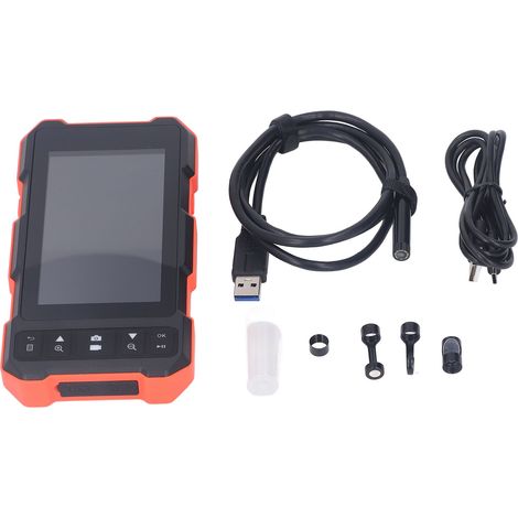 Endoscope industriel 4,5 pouces écran IPS 1080P HD double caméra d'inspection IP67 caméra portable (1/5)