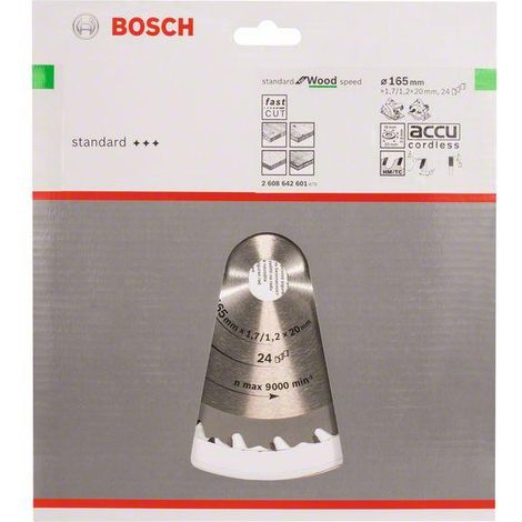 Bosch Speedline Wood lama di sega circolare 165 mm