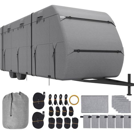 Mophorn Housse de caravane de voyage, 18 à 20 pieds, 4 couches, imperméable, avec accessoires (1/5)