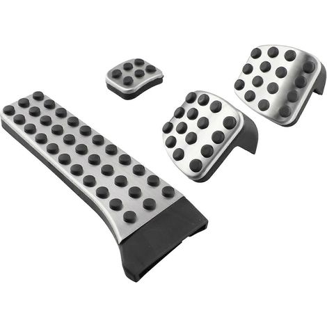 4 pédales en acier inoxydable pour Mercedes-Benz W202 W203 W204 W124 W210 W211 W212 W218 X204 R172 R231 CE CLS GLK SLK (1/5)